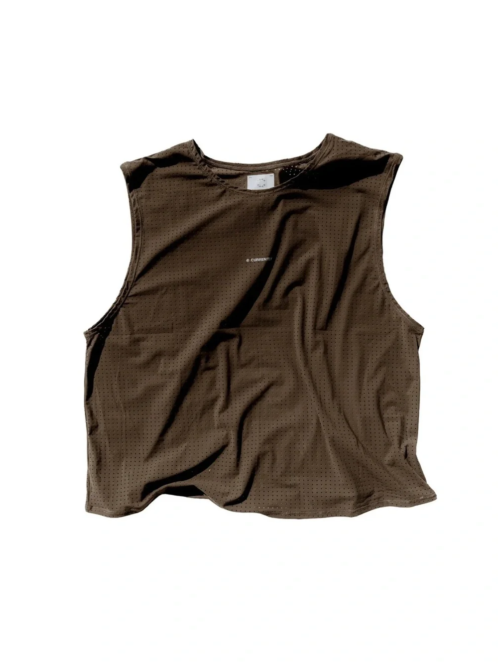 Currently Running - C-R™ Penultimate Crop Tee - Brown